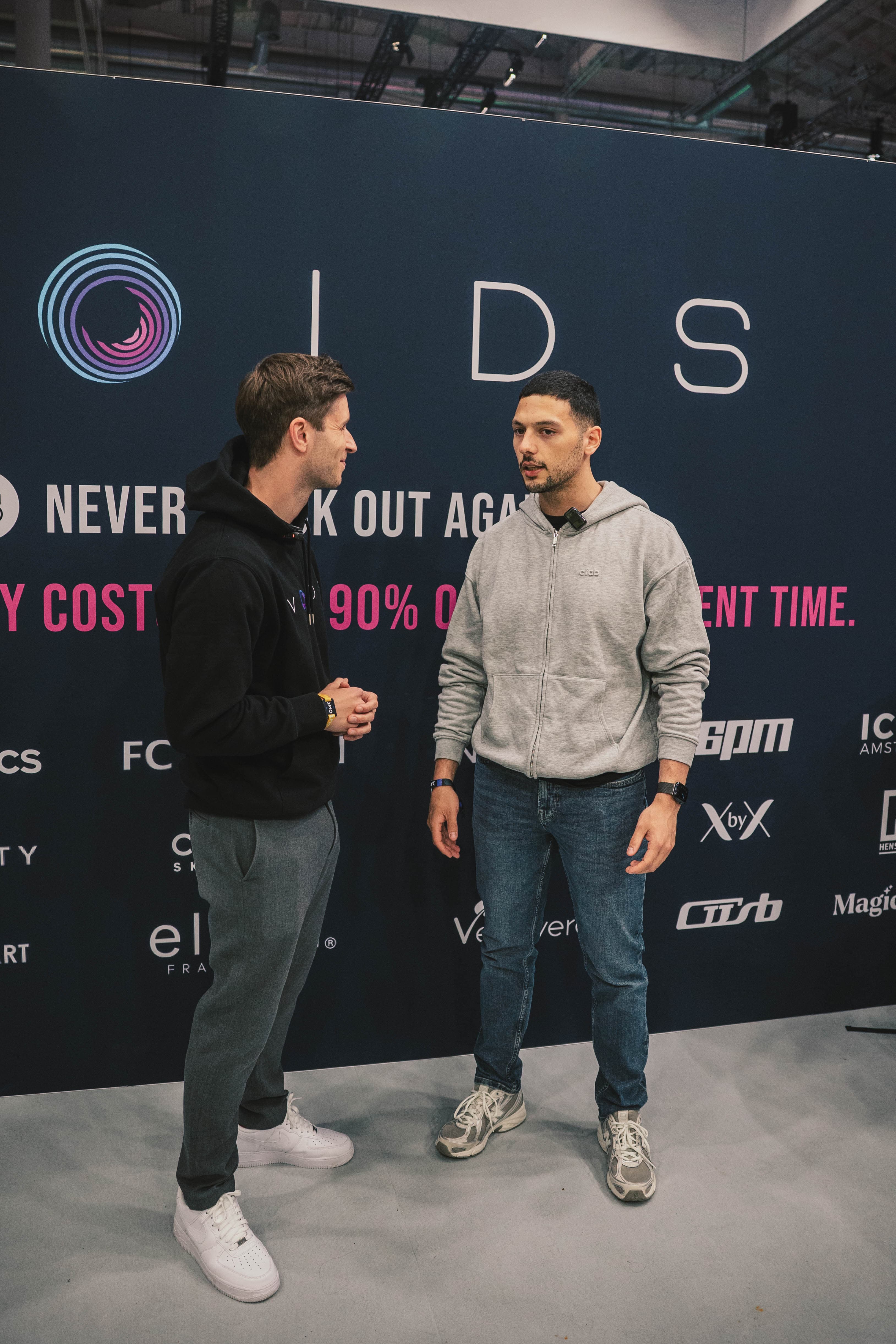CFAB founder at VOIDS booth